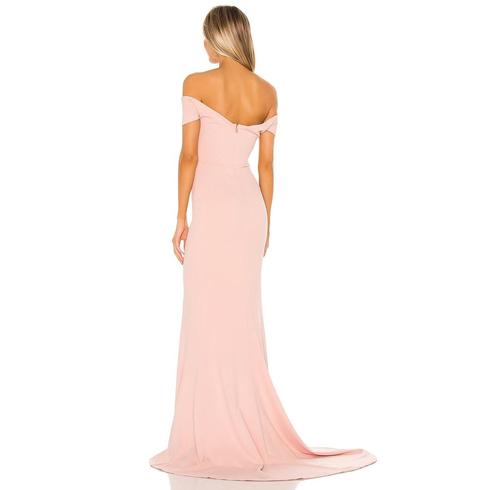 Nookie Neptune Gown Maxi Dress Train Gala Formal Party Guest Black Tie XL - Picture 4 of 15